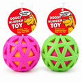 Doggy Rubber Ball Toy – 3 Inch, Assorted Color, 1 Count