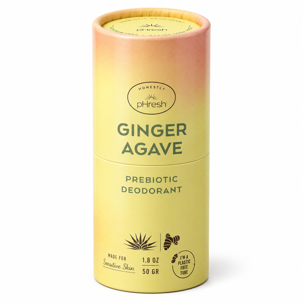 Honestly pHresh Ginger Agave Prebiotic Deodorant – 1.8 oz, Aluminum & Baking Soda Free