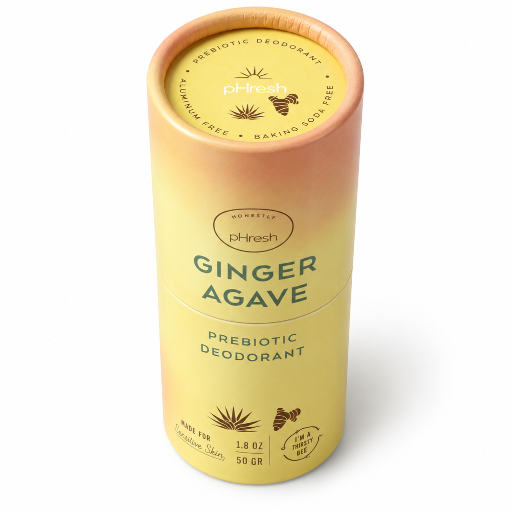 Honestly pHresh Ginger Agave Prebiotic Deodorant – 1.8 oz, Aluminum & Baking Soda Free