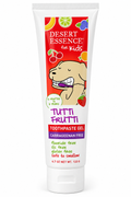 Desert Essence Kids Tutti Frutti Toothpaste Gel – Fluoride Free, 4.7 oz