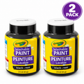 Crayola Washable Paint Black 2 fl oz Pack of 2 Kids Craft School Paint