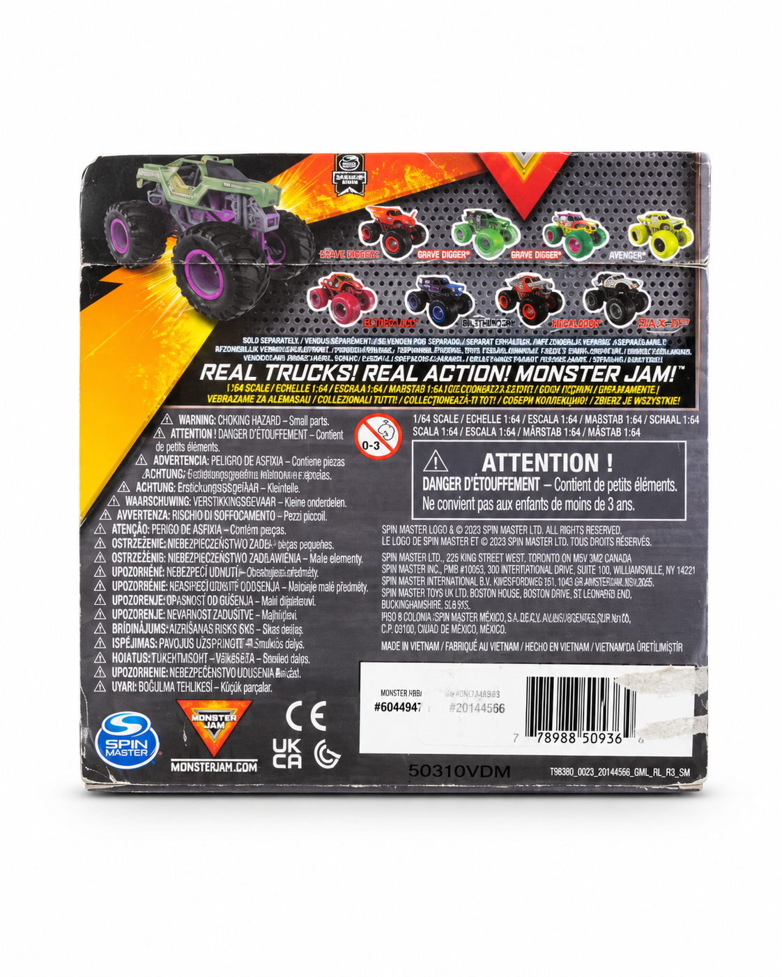 Monster Jam Soldier Fortune Series 35 1:64 Scale Die-Cast Truck Spin Master