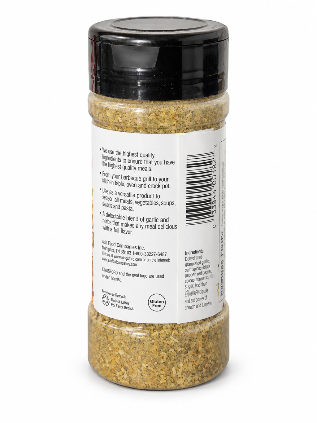 Kingsford Garlic & Herbs All-Purpose Seasoning 2.5 oz Pack of 2 Badia