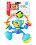 Infantino Stick & Spin High Chair Pal Suction Cup Baby Toy 6m+ Monkey