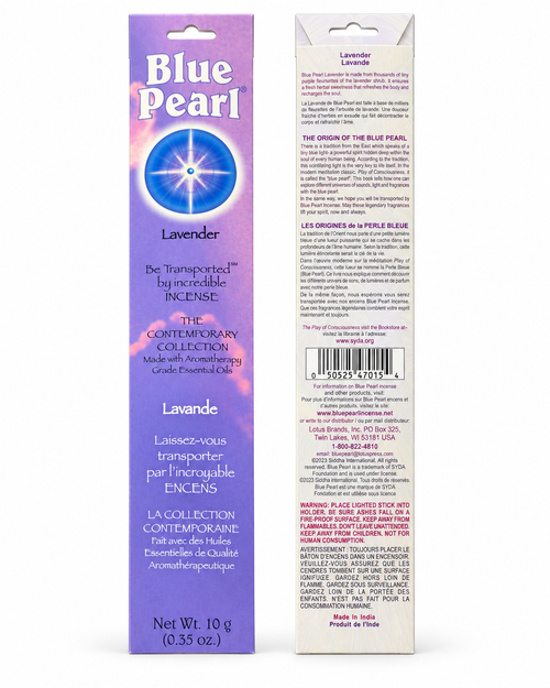Blue Pearl Lavender Incense Sticks 10g Pack of 2 – Contemporary Collection