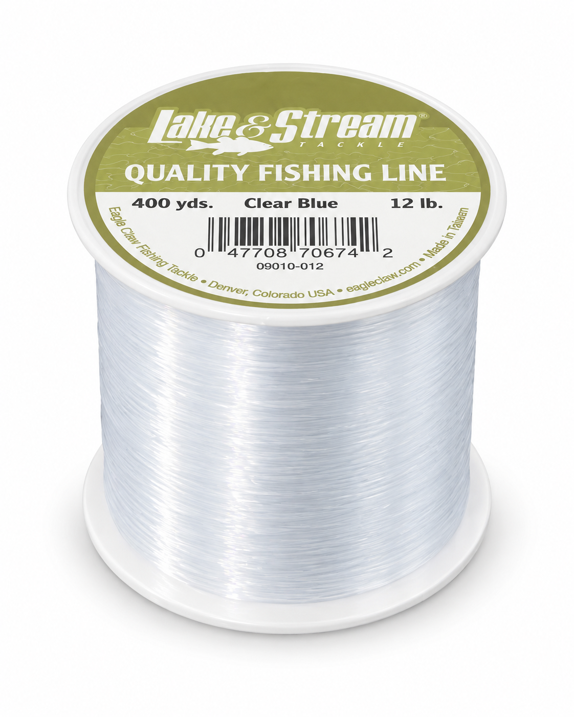 Eagle Claw Lake & Stream Fishing Line Clear Blue 12 lb Test – 400 Yards