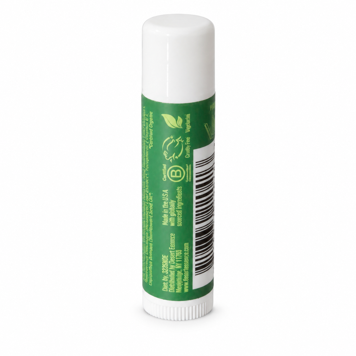Desert Essence Lip Rescue Therapeutic Tea Tree Oil Lip Balm with Aloe, Spearmint-Peppermint, 0.15 oz Each (Pack of 2)