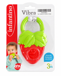 Infantino Vibrating Teether Baby Toy BPA-Free 3m+ Color May Vary Strawberry or Grape