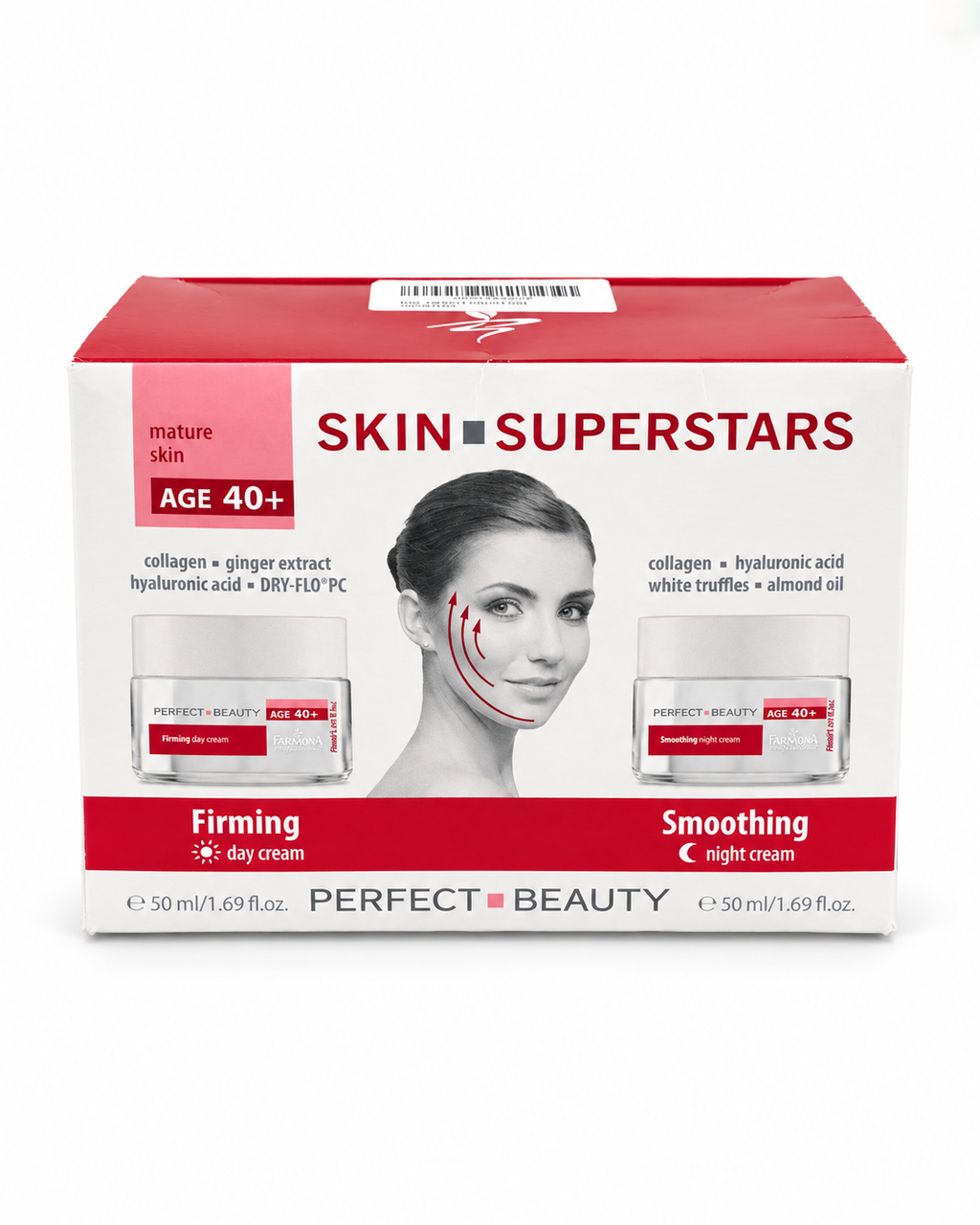 Farmona Perfect Beauty Skin Superstars Age 40+ Day & Night Cream Set 2 x 50ml