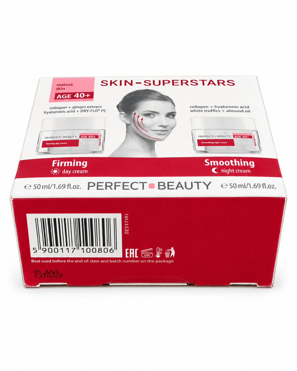 Farmona Perfect Beauty Skin Superstars Age 40+ Day & Night Cream Set 2 x 50ml