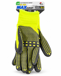 MidWest MaxGrip Hi-Vis Ultimate Grip Work Gloves – S/M or L/XL