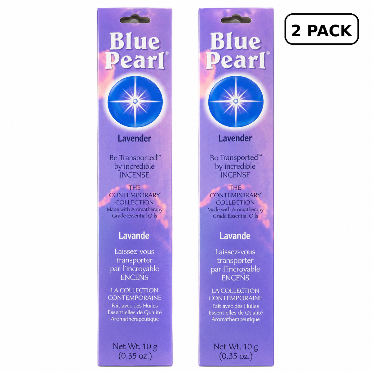 Blue Pearl Lavender Incense Sticks 10g Pack of 2 – Contemporary Collection